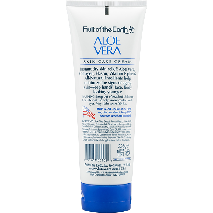 Aloe Vera Skin Care Cream 8 Oz 9290