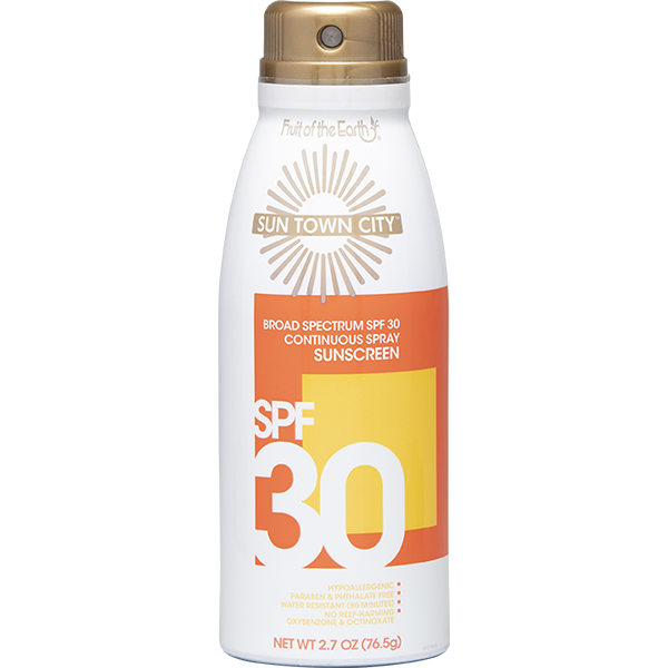 fruit of the earth sunscreen spray